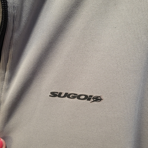Sugoi Women's Cycling Jacket, Grey / Gray and Black,   LG Large - Picture 7 of 11